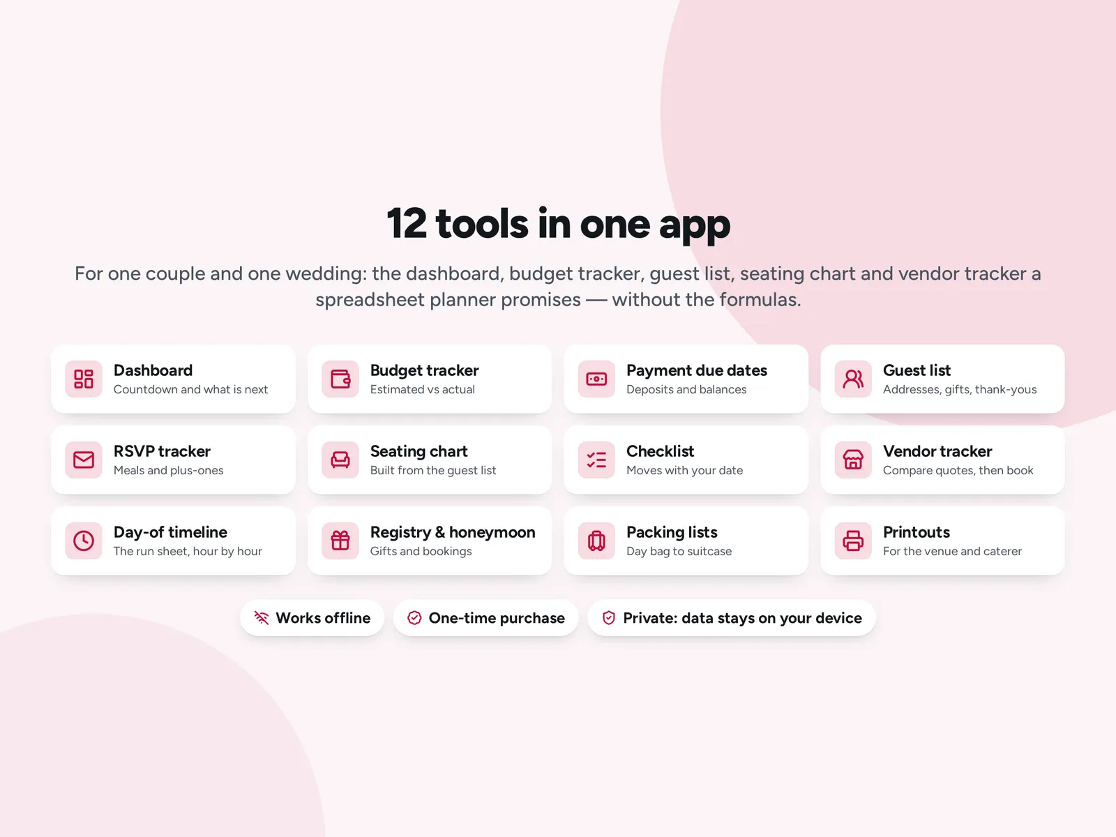 12 tools in one app