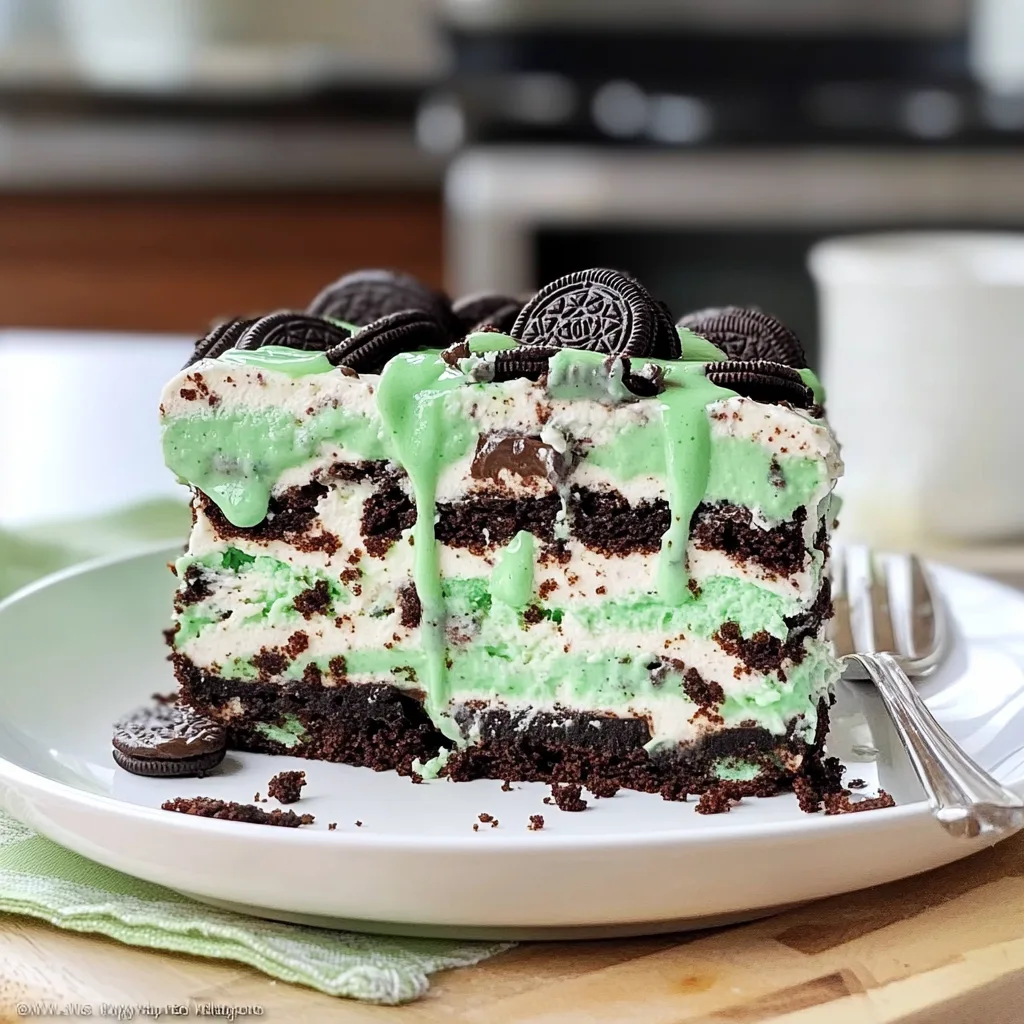 Heavenly Mint Oreo Dessert: Irresistible Minty Delight