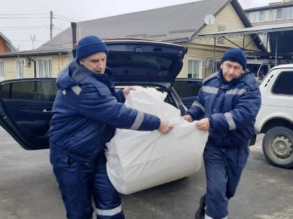 #МыВместе совместно с местным отделением общероссийского общественно-государственного движения детей и молодежи «Движение Первых» организовал в Динском районе сбор гуманитарной пом