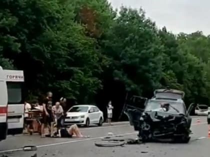 В Горячем Ключе в массовой аварии пострадали 9 человек