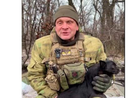 Боевые выезды «Стрелы-10» сопровождает пес Жужик