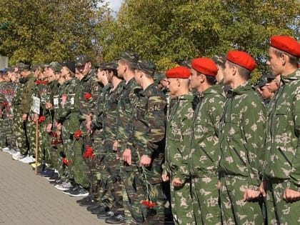 Студенты техникума из Армавира стали вторыми на смотре допризывной молодежи по легкоатлетическому кроссу