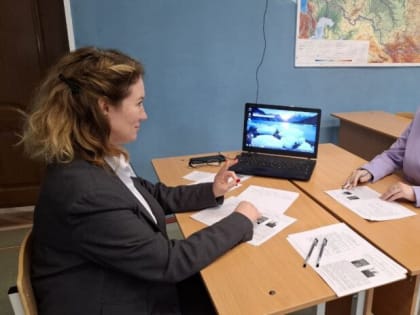 София Минина приняла участие в муниципальной акции «Итоговое собеседование по русскому для родителей»