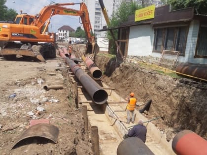 В центре Краснодаре горячую воду включат на две недели позже