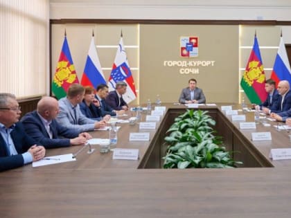 Павел Афанасьев принял участие в совещании по развитию газомоторной инфраструктуры курорта&nbsp;&nbsp;под председательством главы города Сочи Алексея Копайгородского в мэрии курорт