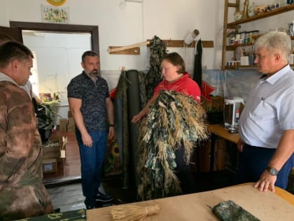 Депутат Государственной Думы Дмитрий Лоцманов побывал на производстве масксетей