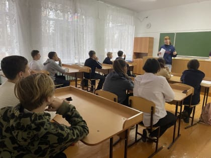 Школьникам Зари рассказали в негативном влиянии табака на здоровье человека