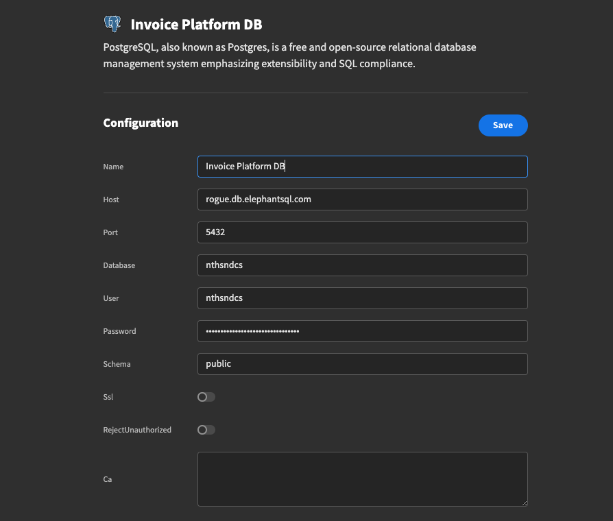 Connect Postgres