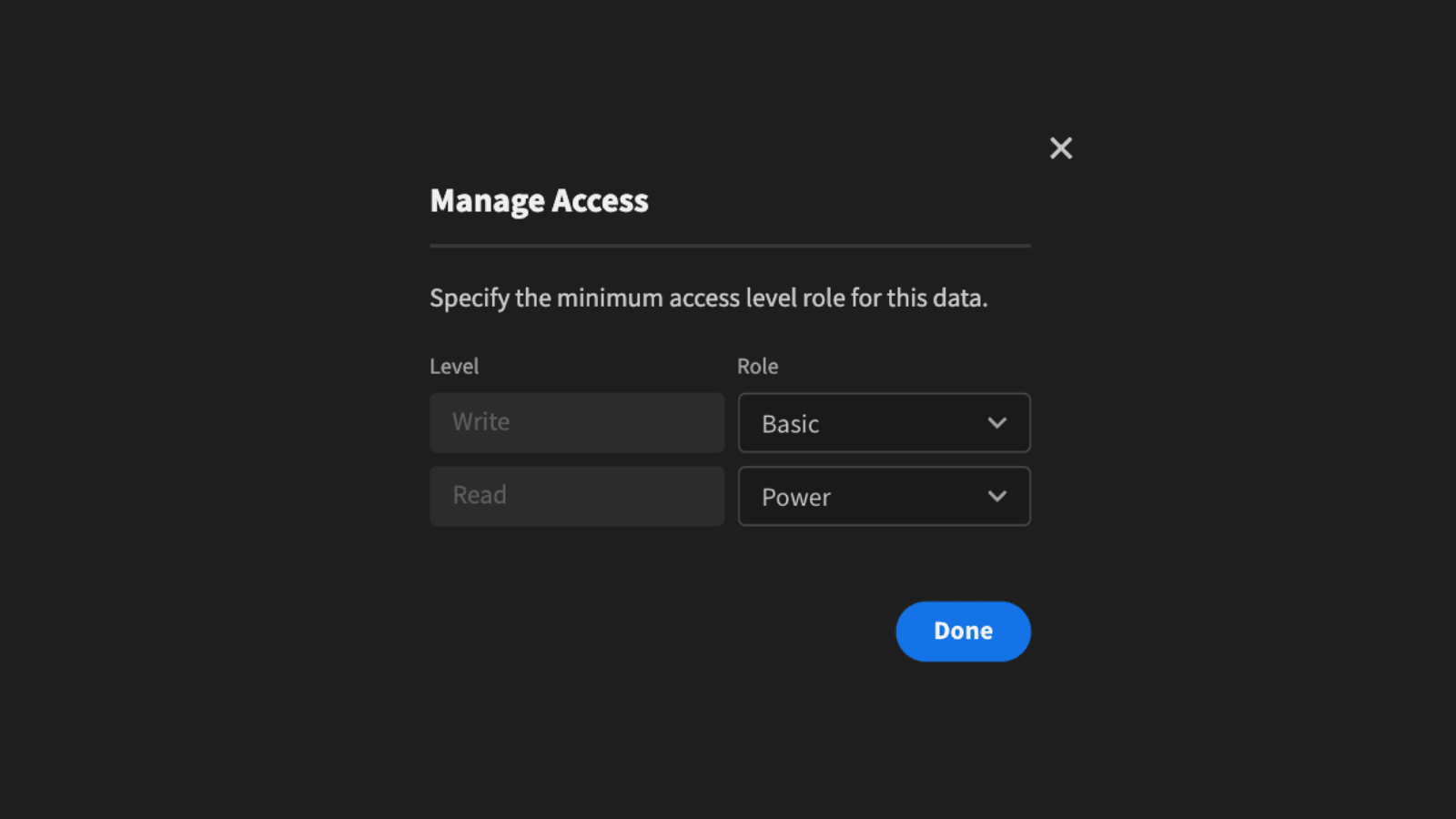 Manage Access