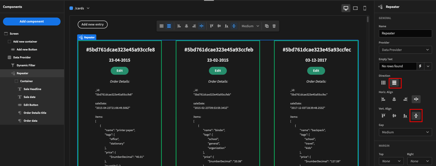 MongoDB GUI design