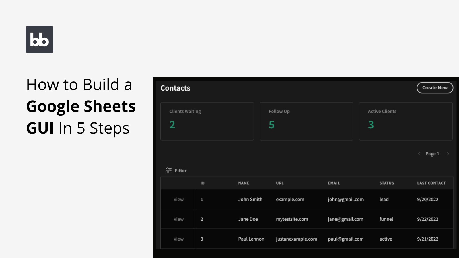 Build A Google Sheets GUI In 5 Steps