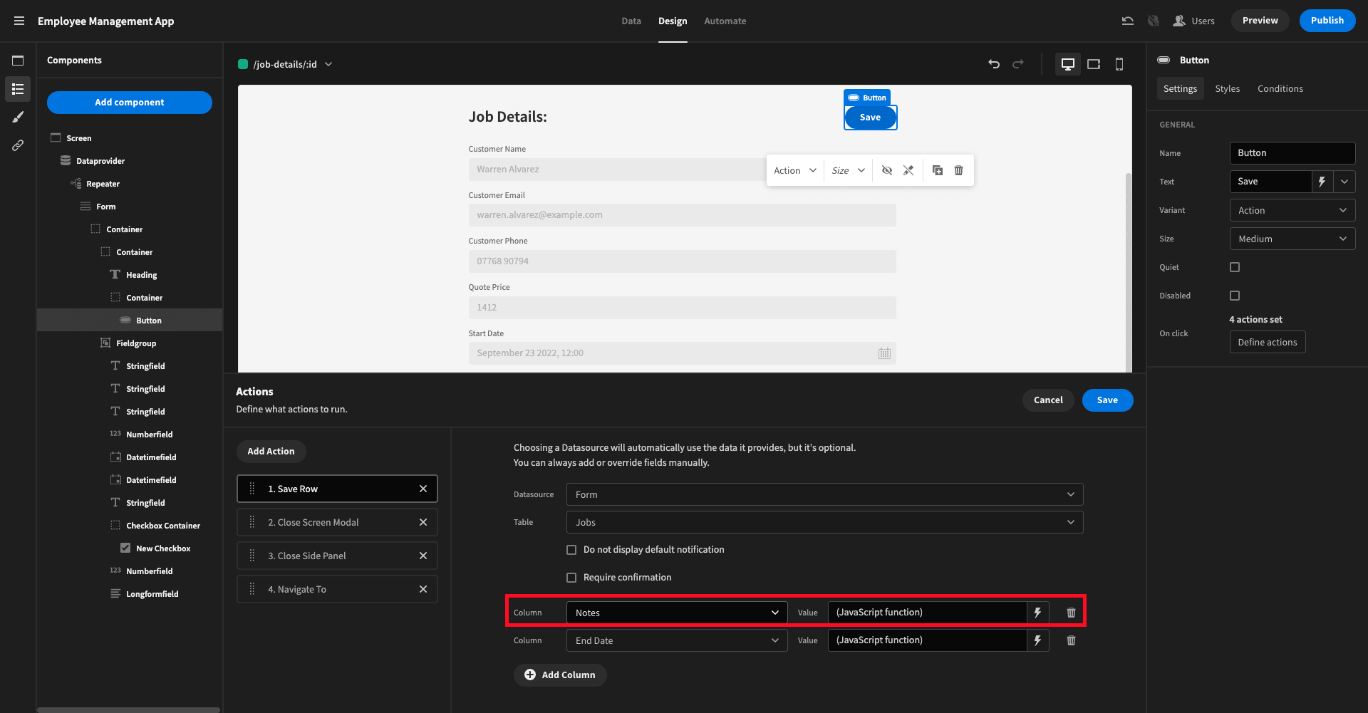 JavaScript Bindings