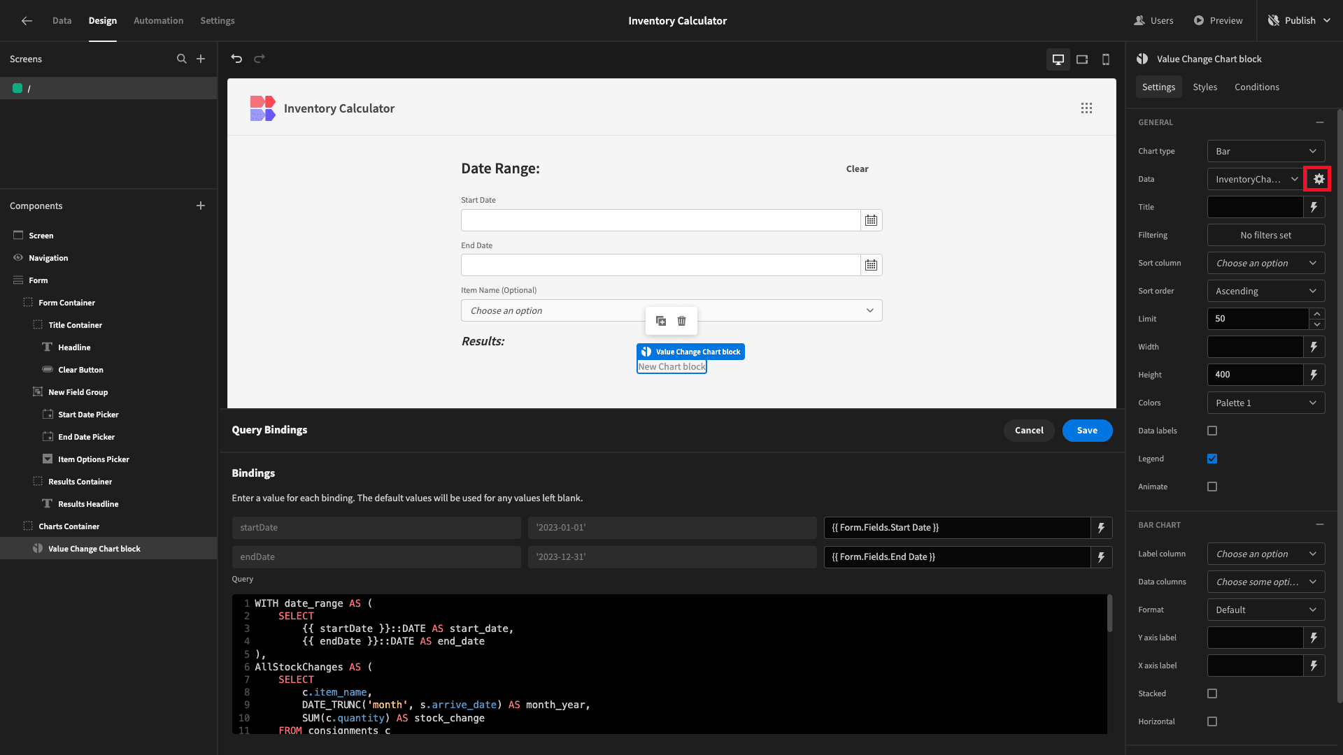 Query Binding