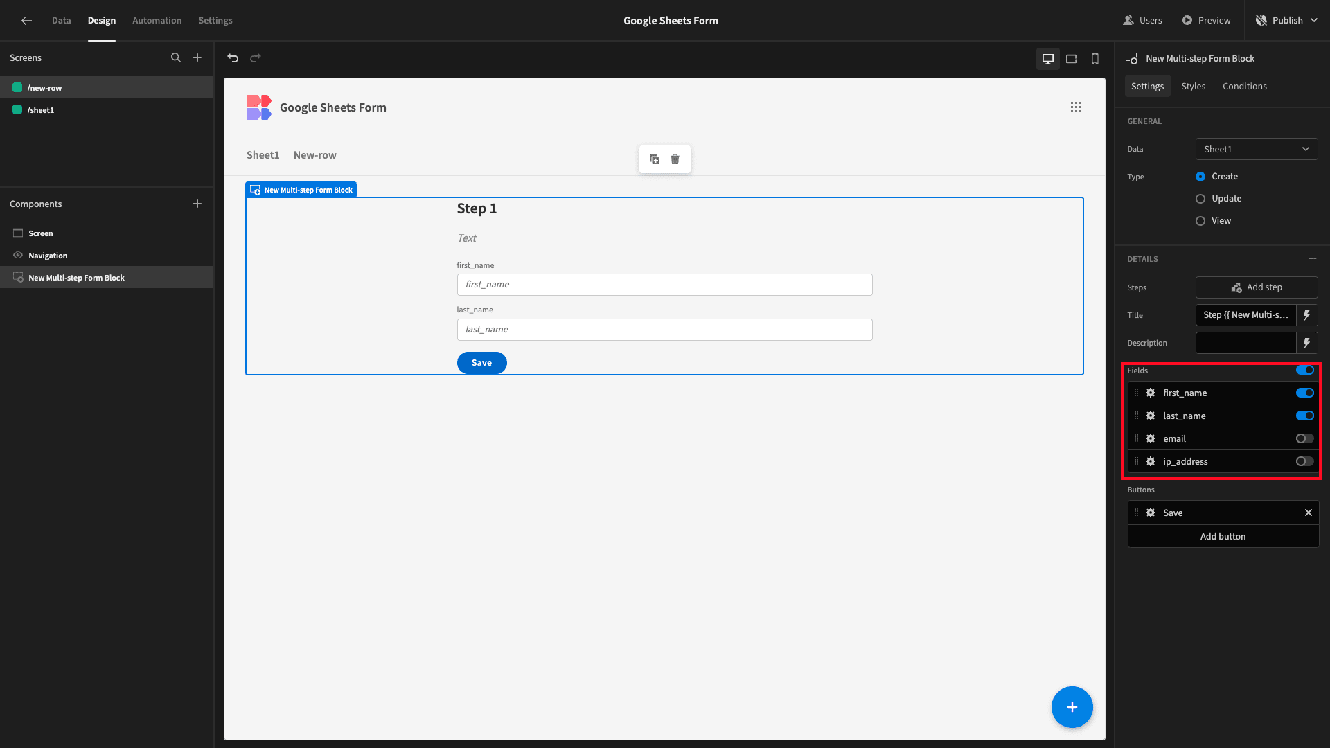 MultiStep Form UI