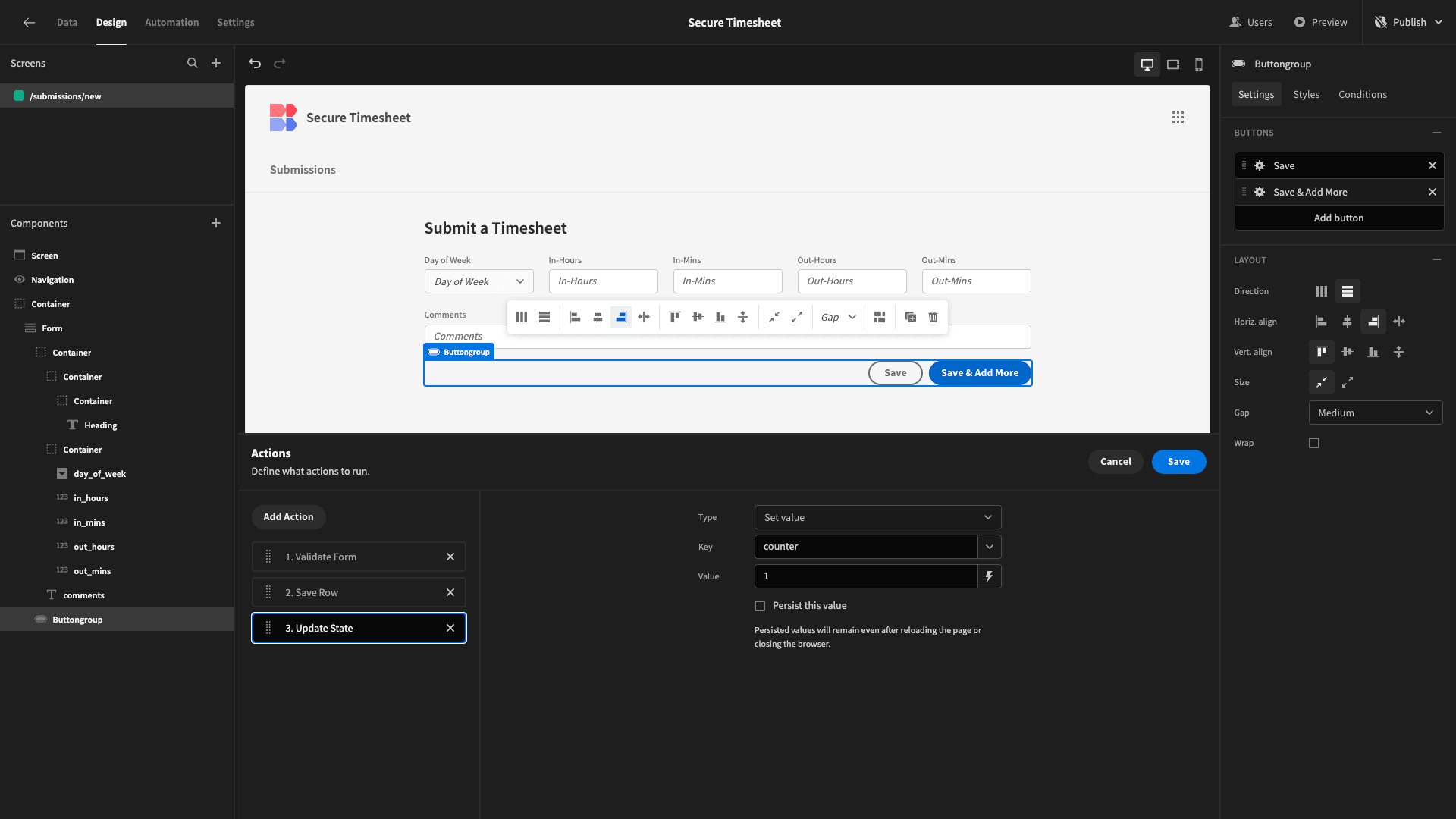 Validate Form