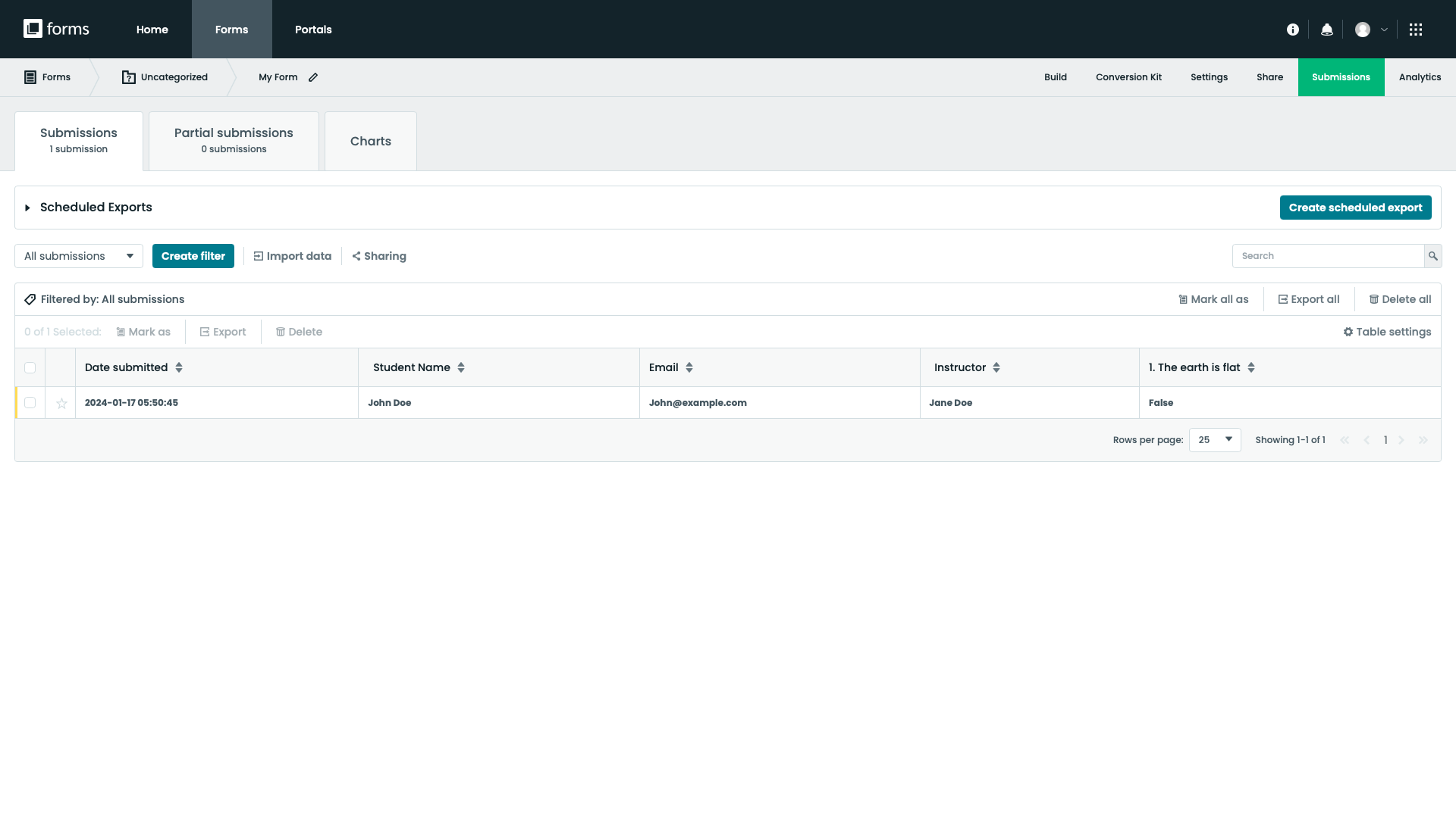 FormStack data layer