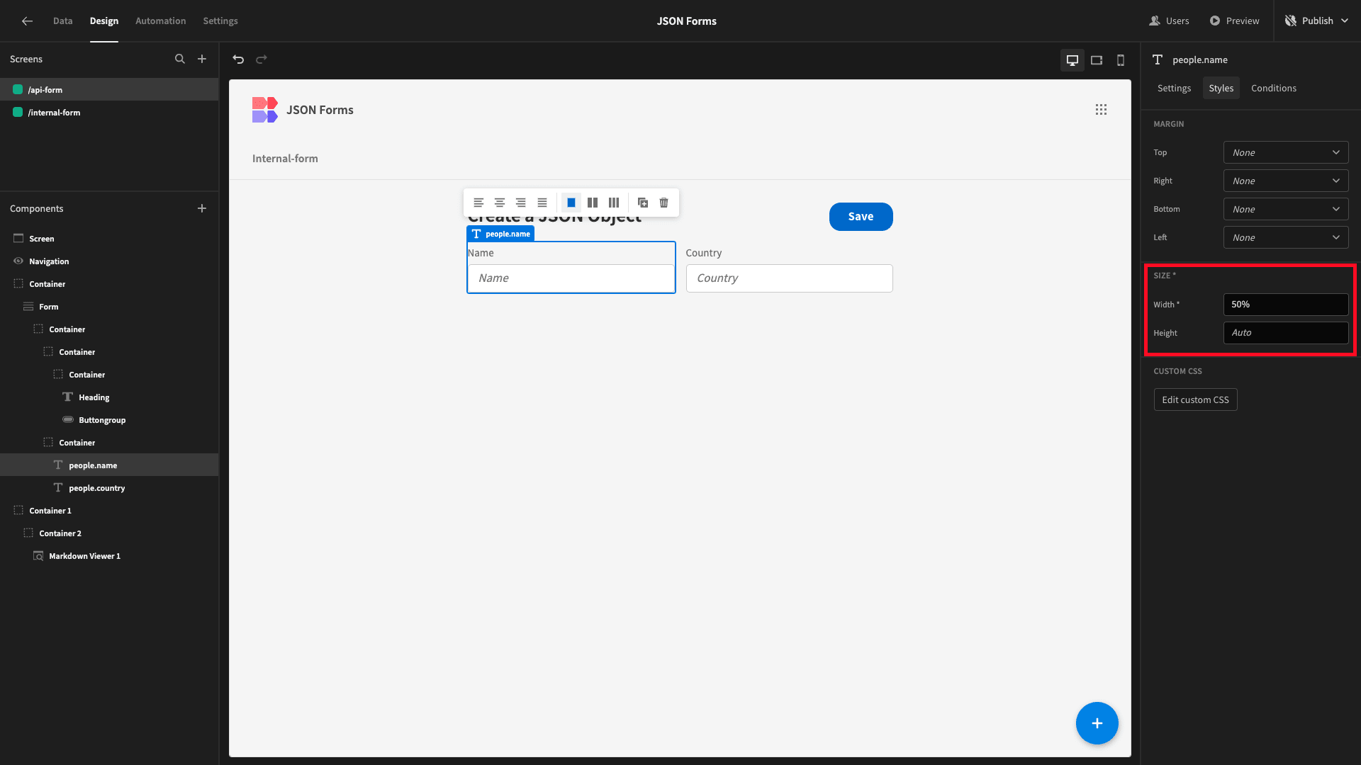 Form Data to JSON