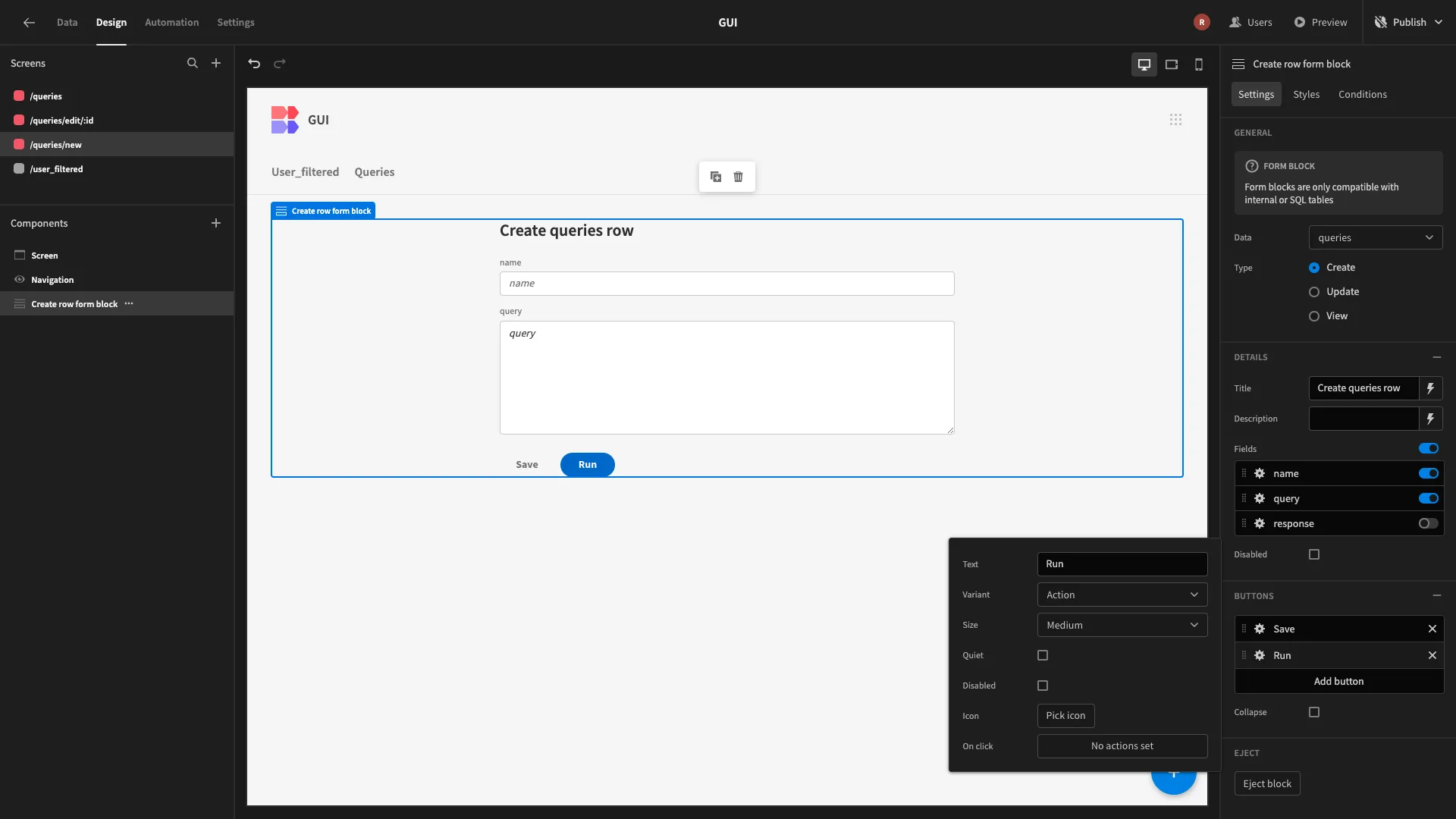 Query Editor