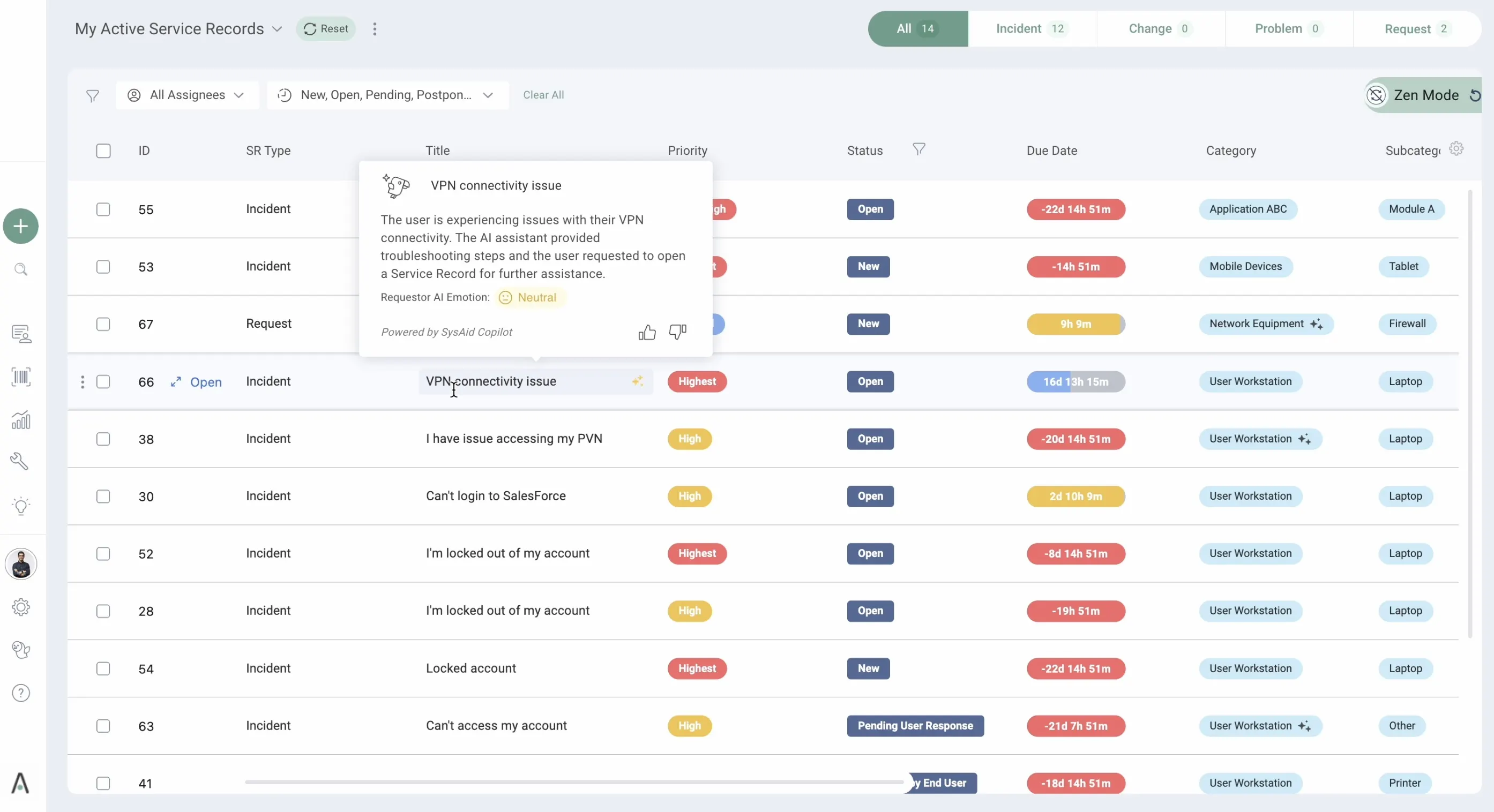 Jira Service Management Alternatives - SysAid