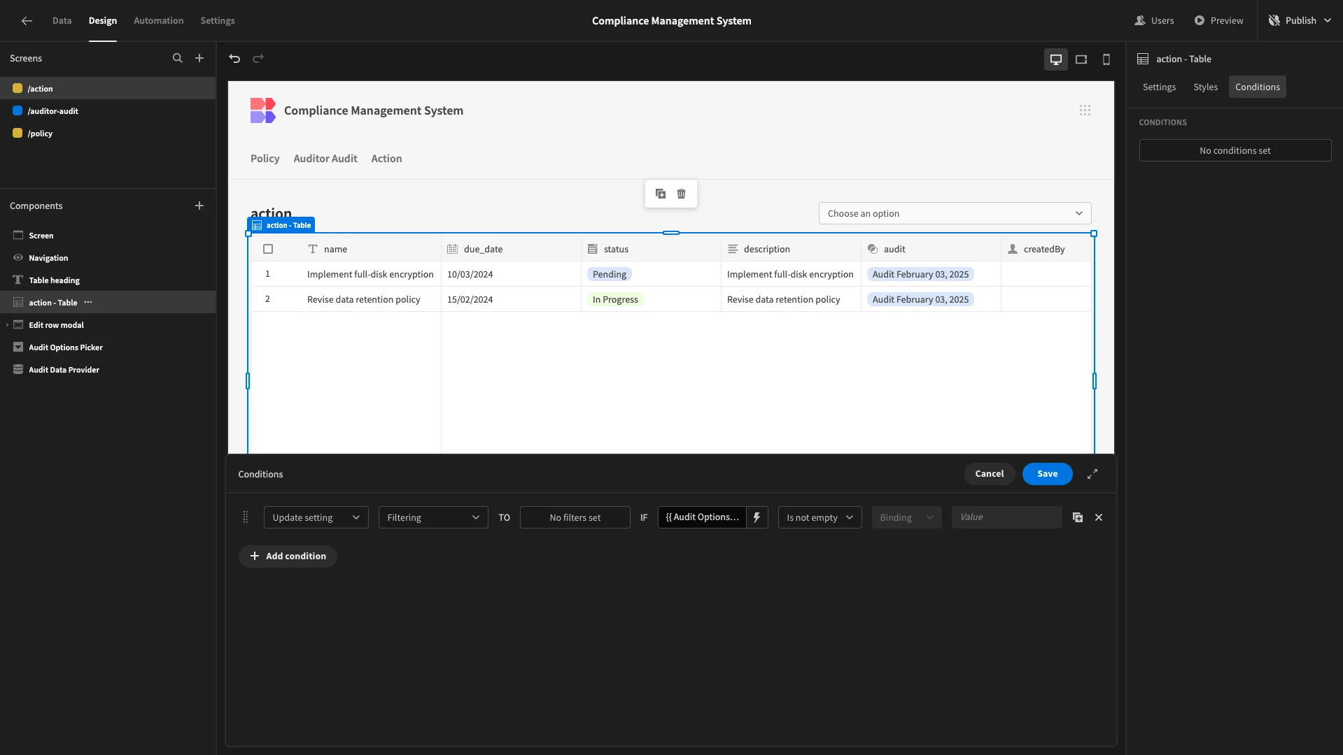 Options Picker