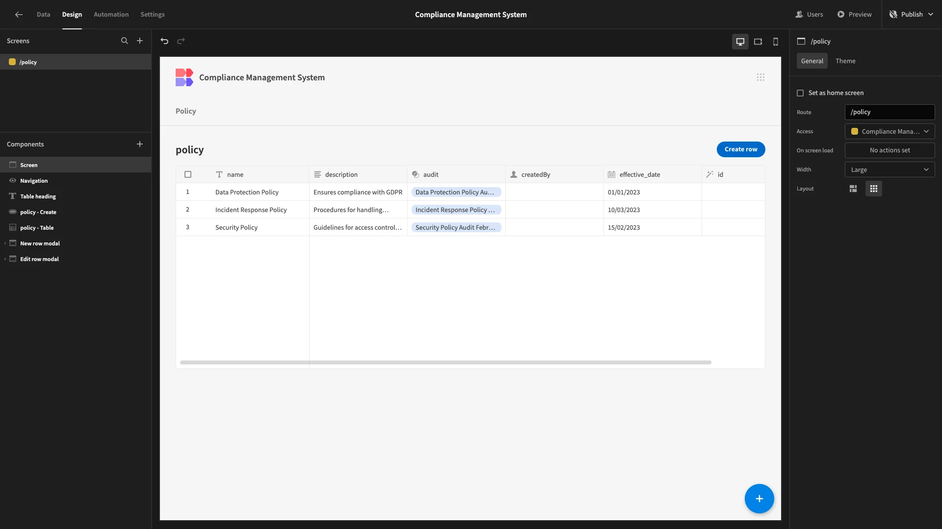 Crud UI