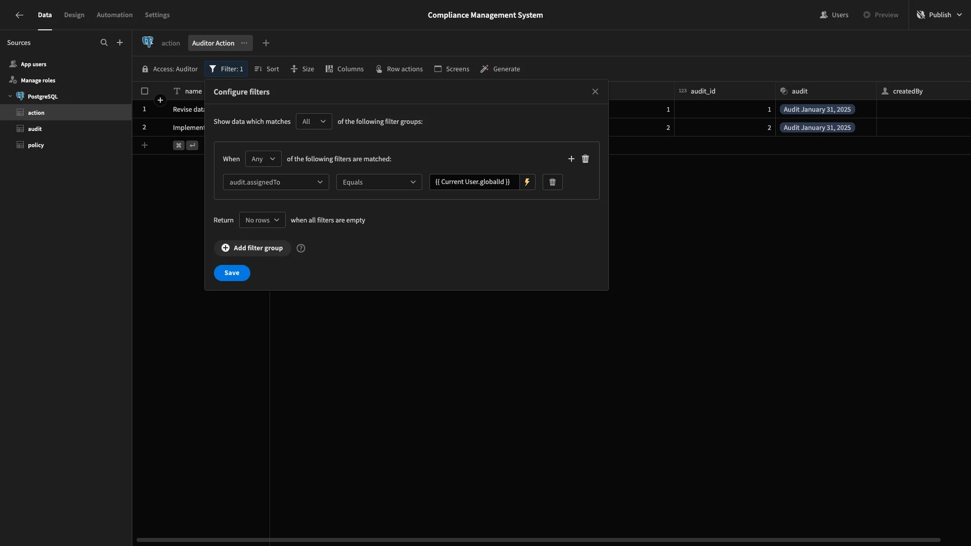 Current User