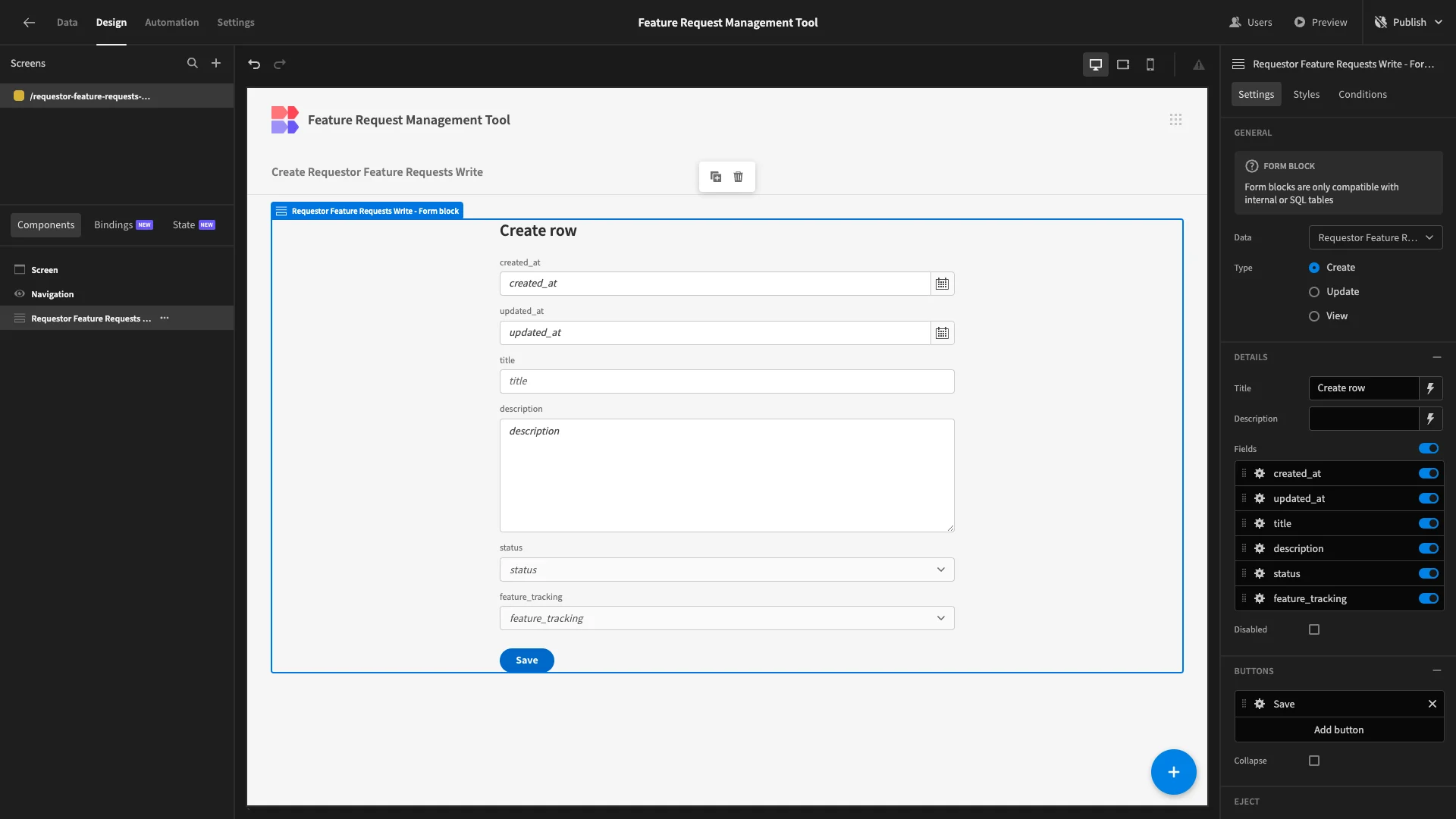 Feature Request Management Tool
