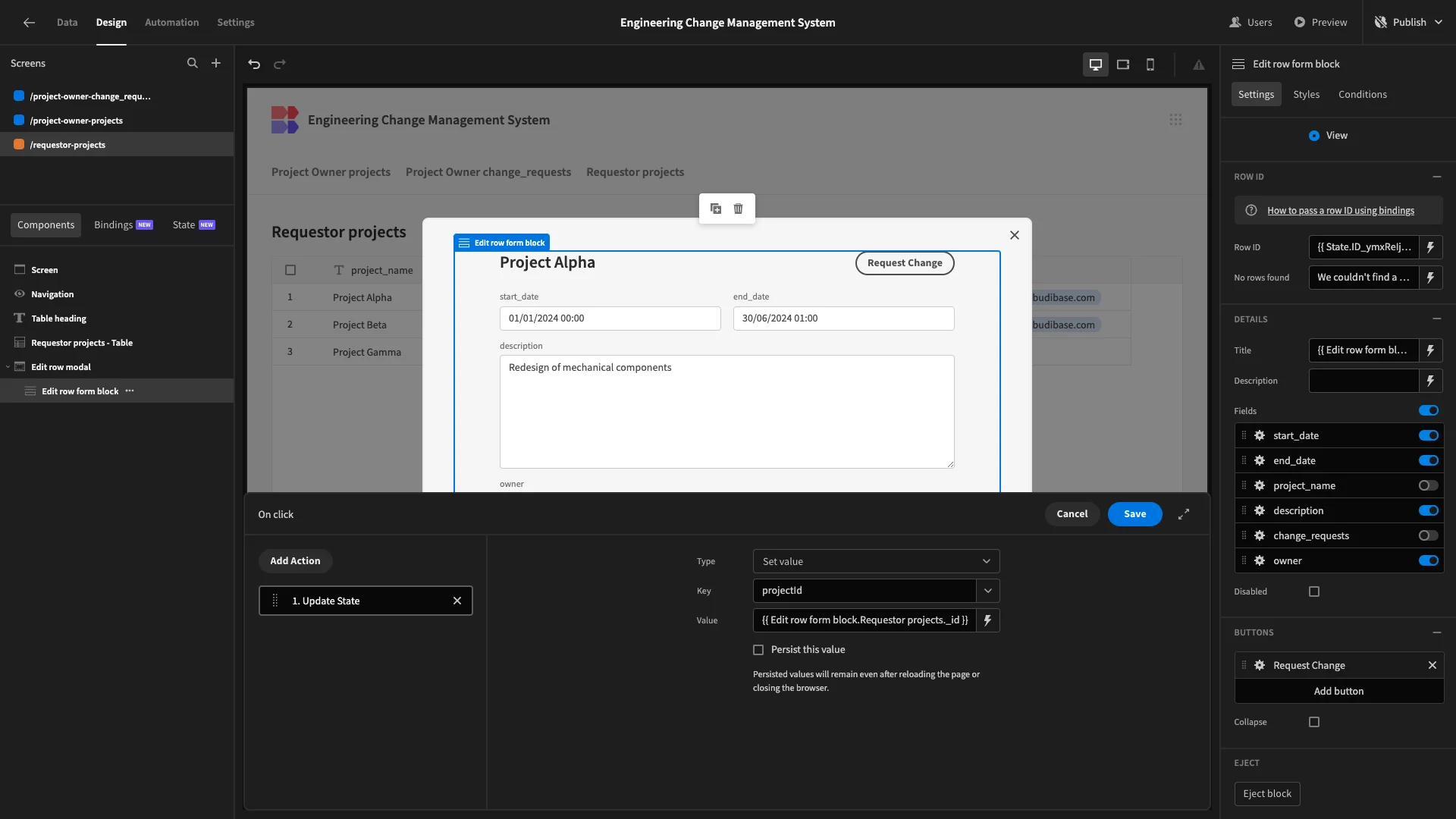 engineering change management system