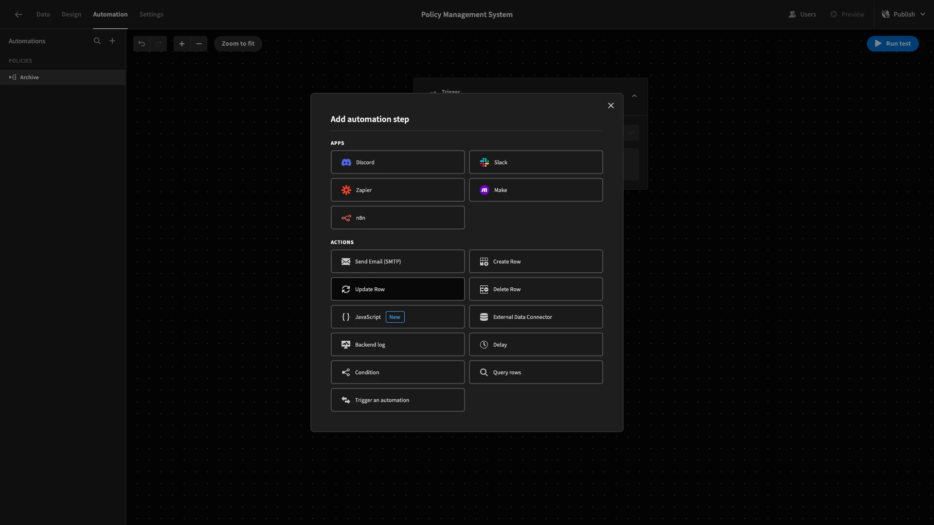 Policy Management System