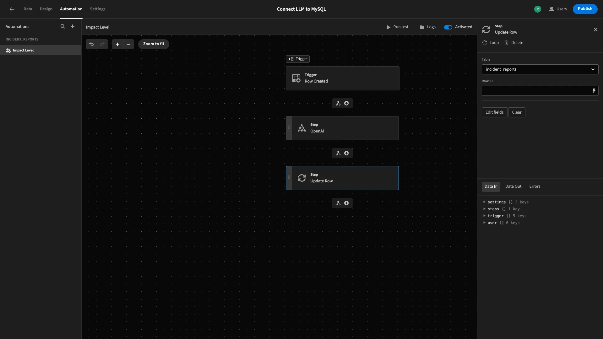 Connect AI Model to MySQL