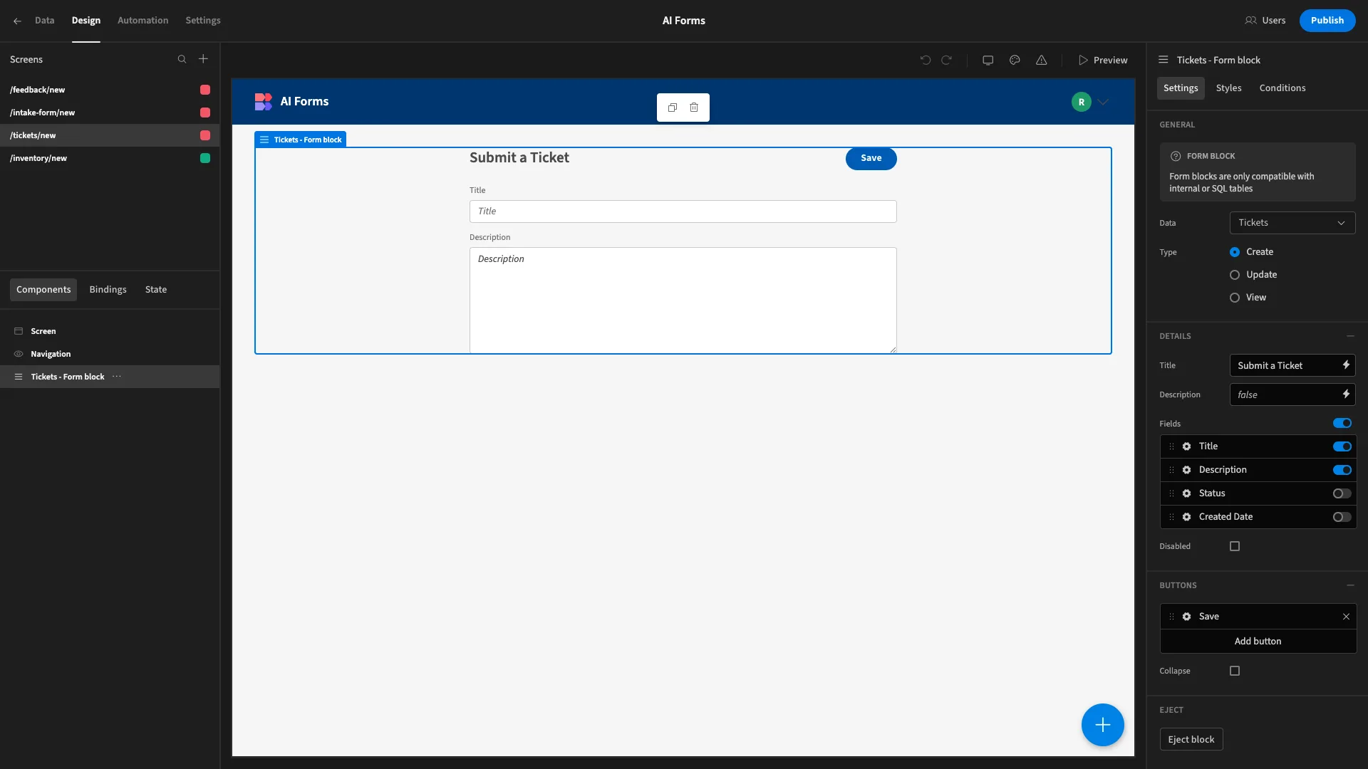 AI-Powered Forms
