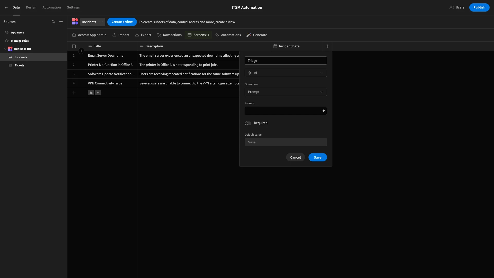 ITSM Automation