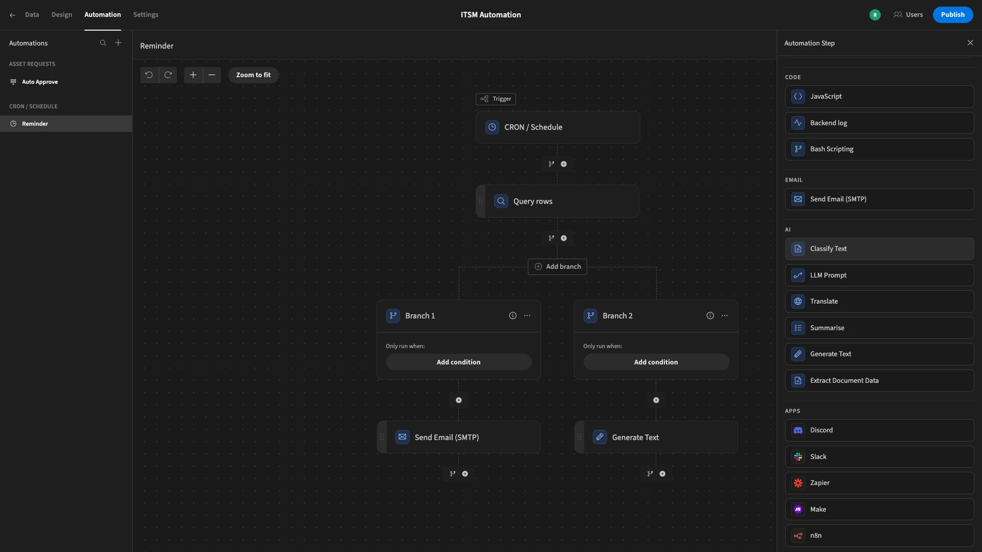 Budibase AI Workflow Management Tools