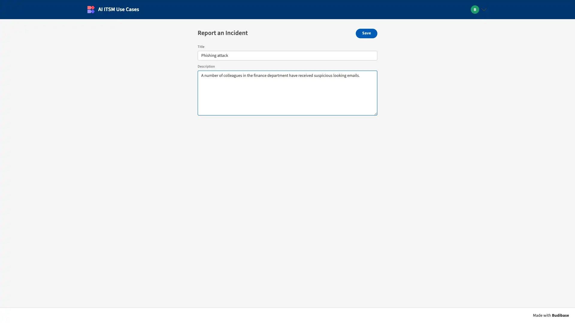 Incident Form
