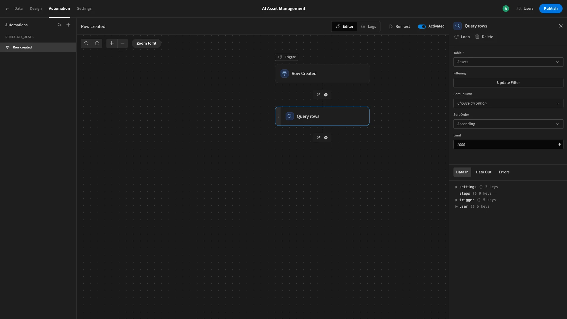 Query Rows