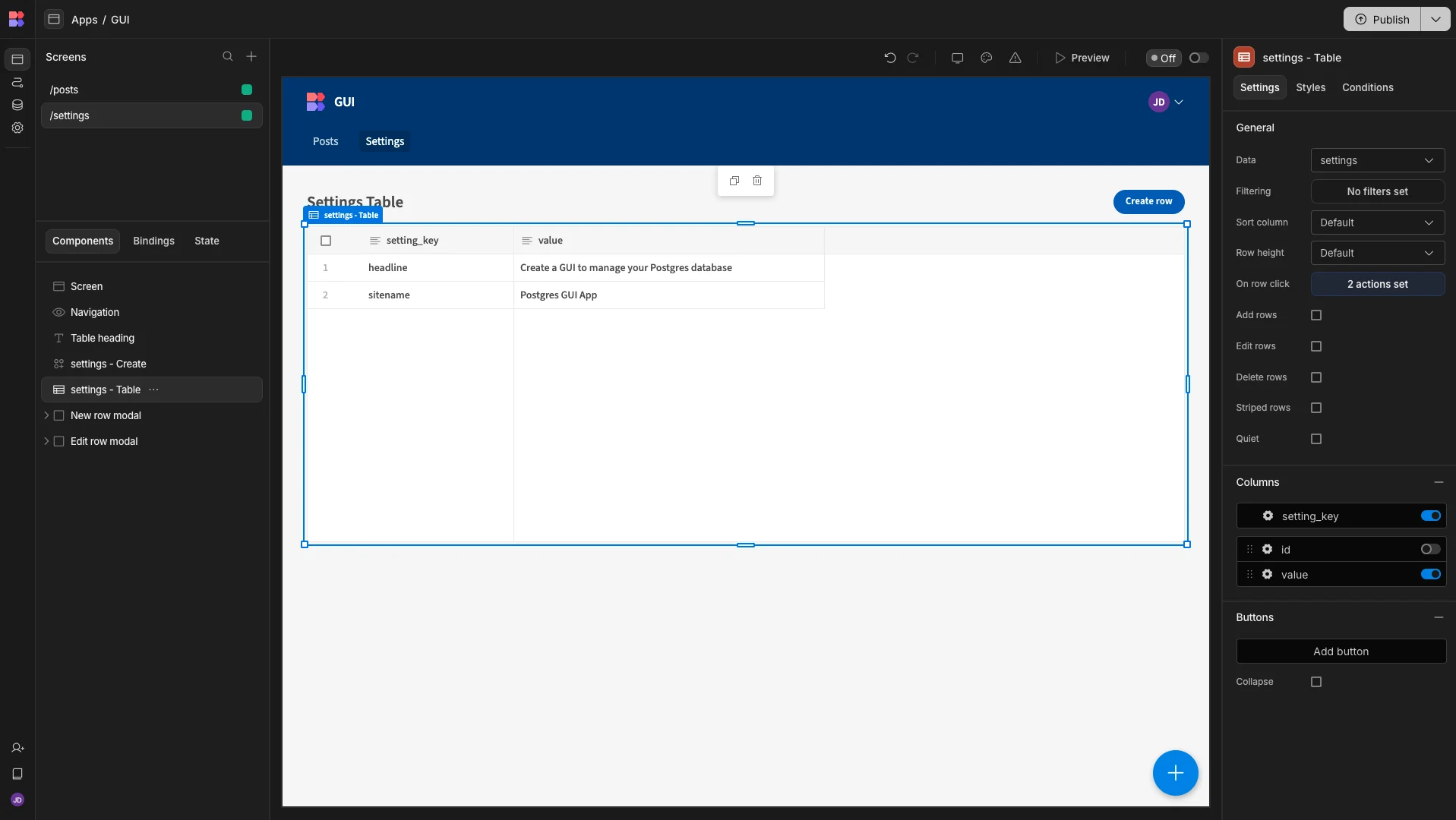 Postgres GUI
