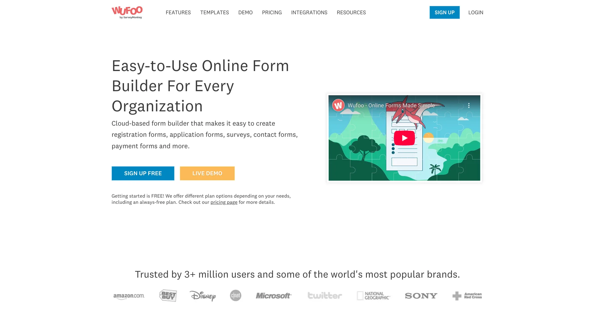 Wufoo Forms JotForm Alternatives