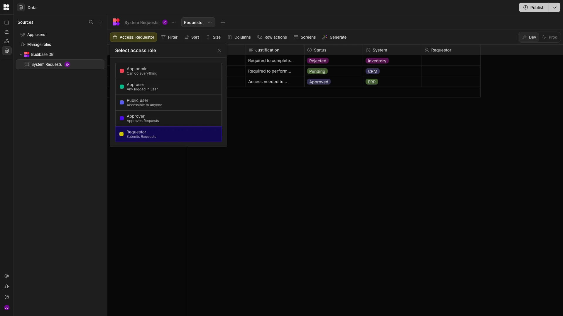 User Access Request Form