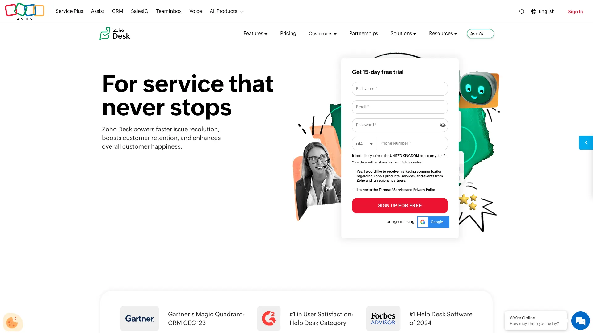 Zoho Desk