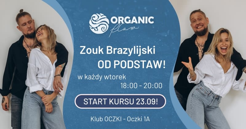 Zouk Organic Flow from zero! With Pati & Luke