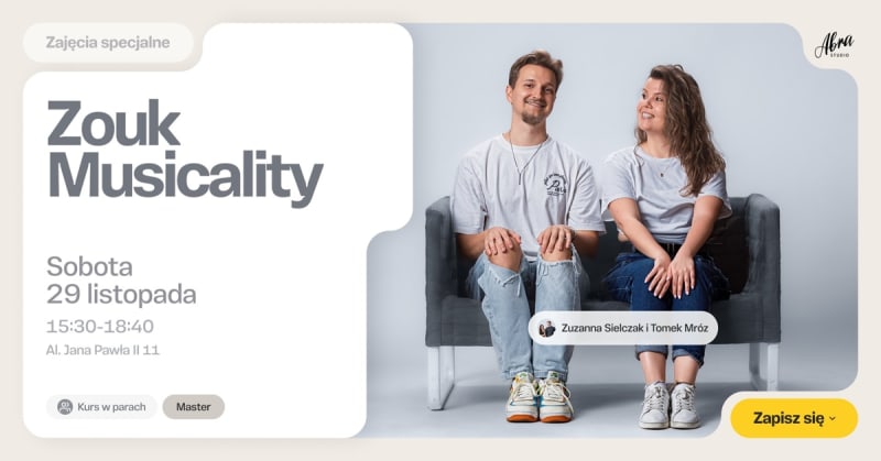 Zouk Musicality with Zuza & Tomek - level Master