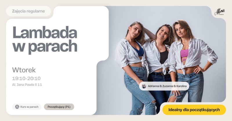 Lambada with Ada, Zuza & Karolina for beginners (P1)