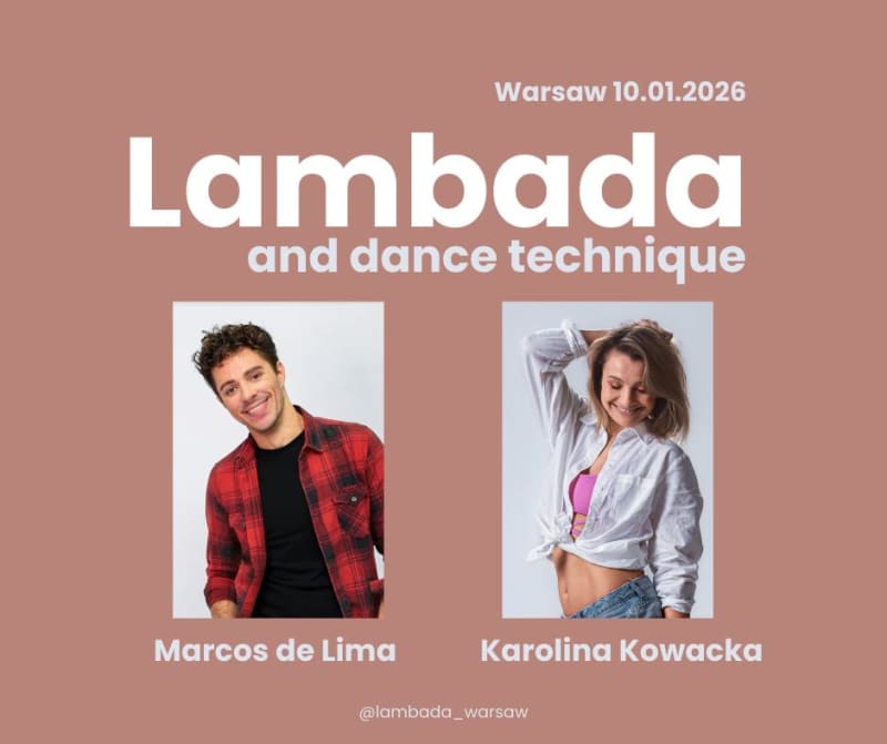Lambada and dance technique workshops with Marcos & Karolina + Party