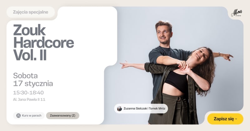 Zouk Hardcore vol ll with Zuza & Tomek - Avanced Level