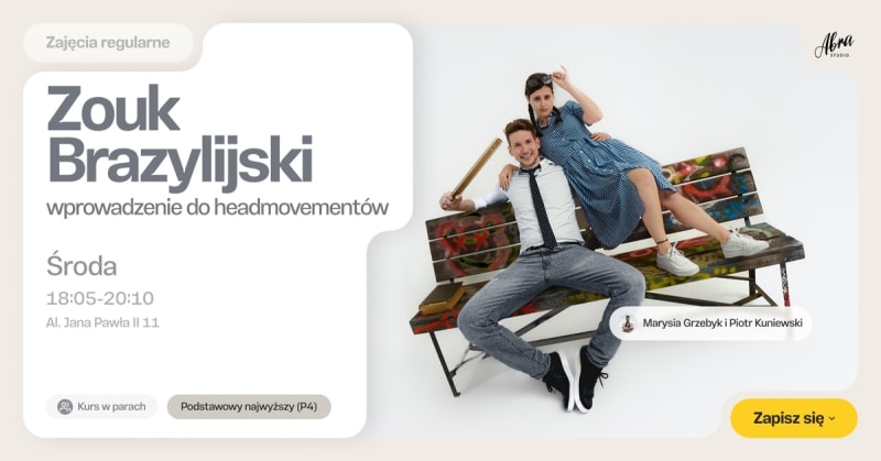 Brazilian Zouk - introduction to head movements with Maria & Piotr (P4)