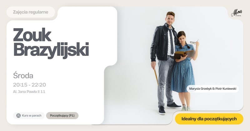 Brazilian Zouk with Maria & Piotr for beginners (P1)