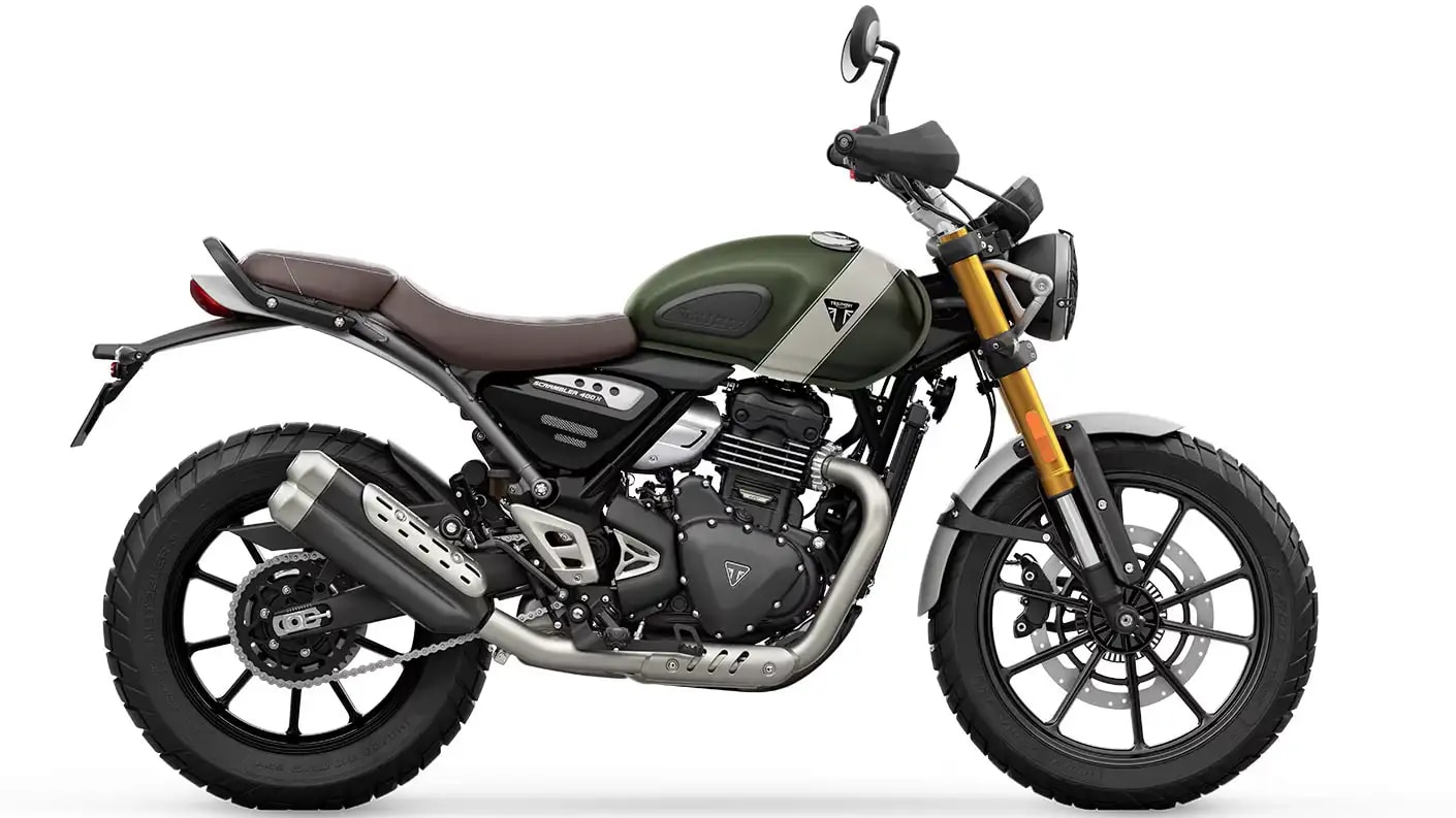 Rent Triumph Scrambler 400 X - Brm Expeditions