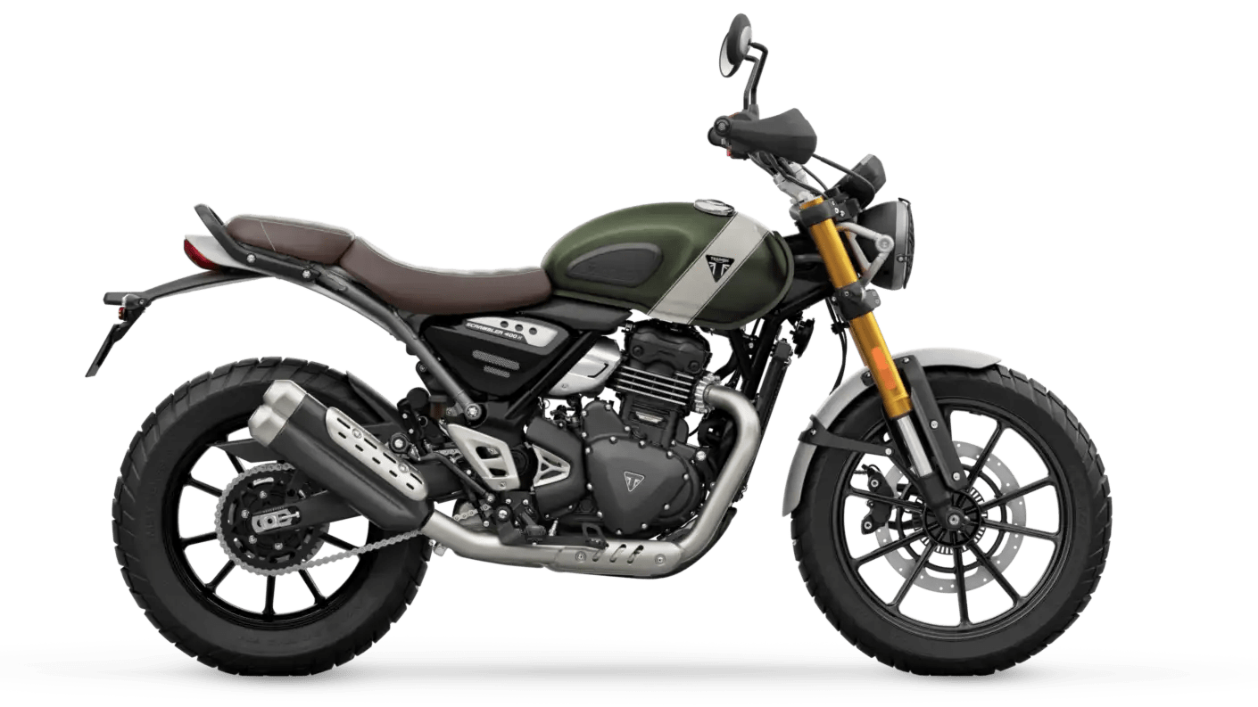 Rent Triumph Scrambler 400 X at Big bike Rentals