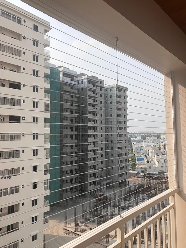 SS 316 wire grill installation Hyderabad — KVJ Services