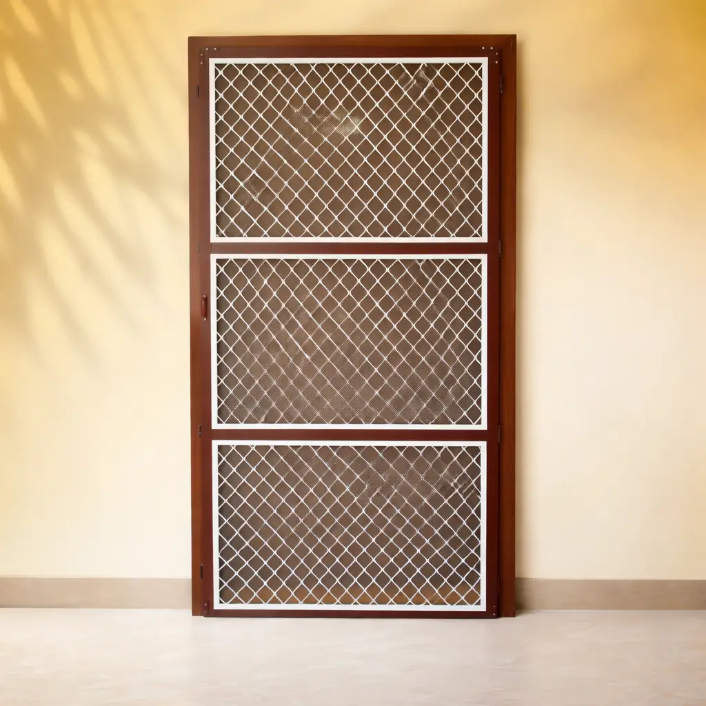 Aluminium Grill and Mesh Door Hyderabad — KVJ Services